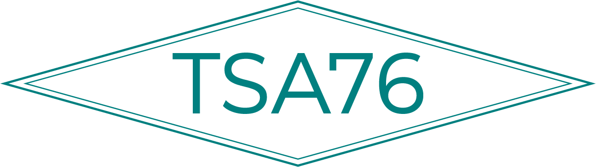 The Studio at 76 full logo in teal